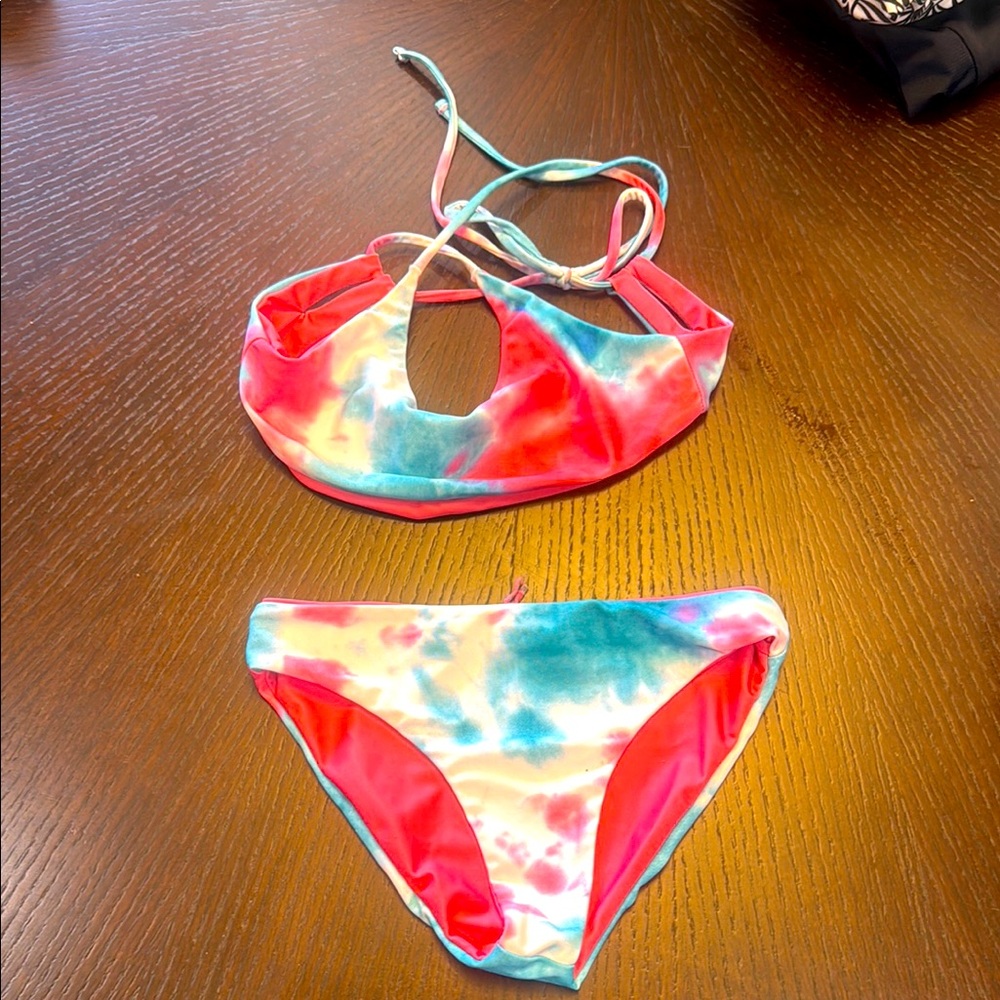 Colorful Tie-Dye Kids Swim Set
